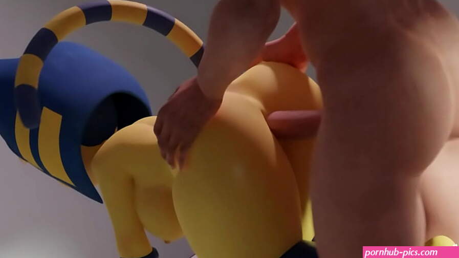 Ankha: animated anal loop