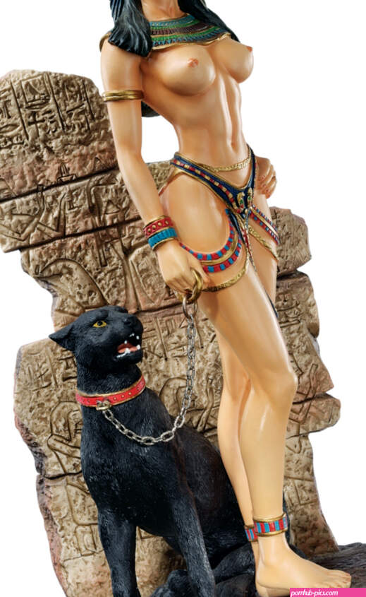 Egyptian Nude Panther Goddess Sculpture