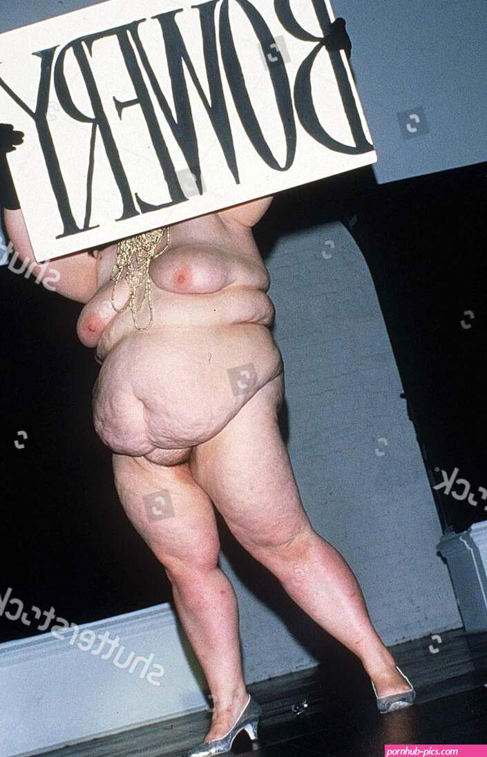 Fat Nude Woman On Catwalk Leigh Editorial Stock Photo