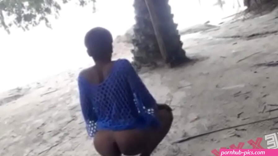 Village girl get naked ass spanked in public