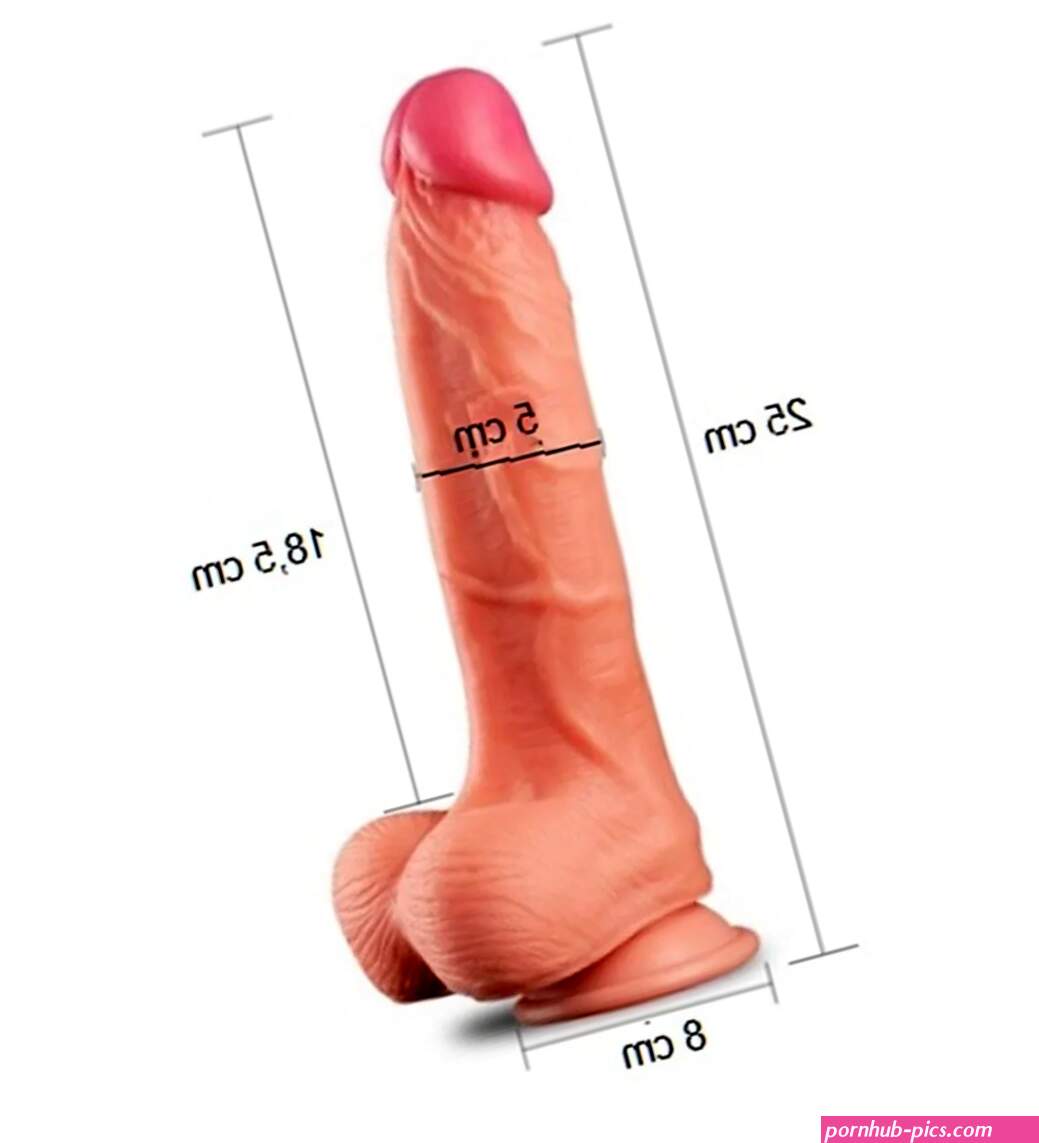 Yeni Nesil Çift Katmanl 25 cm Realistik Dildo Penis