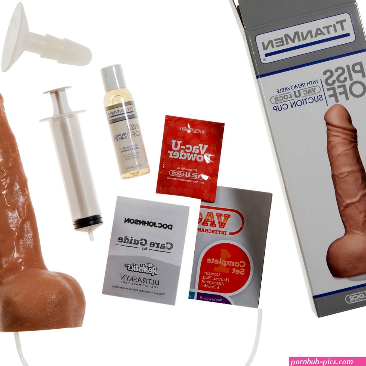 TitanMen Piss Off Vac-U-Lock Spuitende Dildo