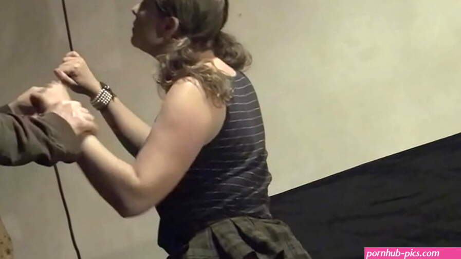 girl gets teacher to tie her up then penetrate her with his penis