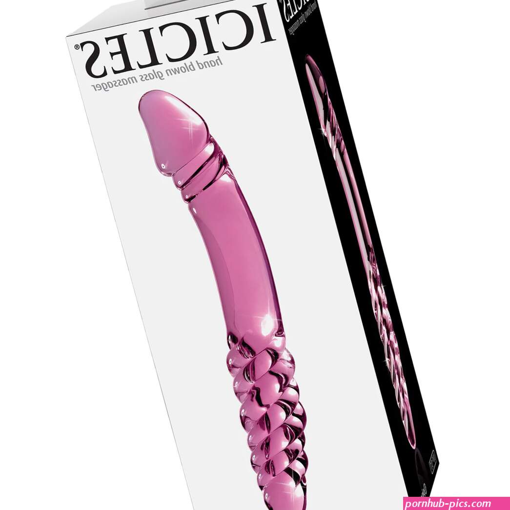 Icicles No. 57 Pink Glass G-Spot Dildo