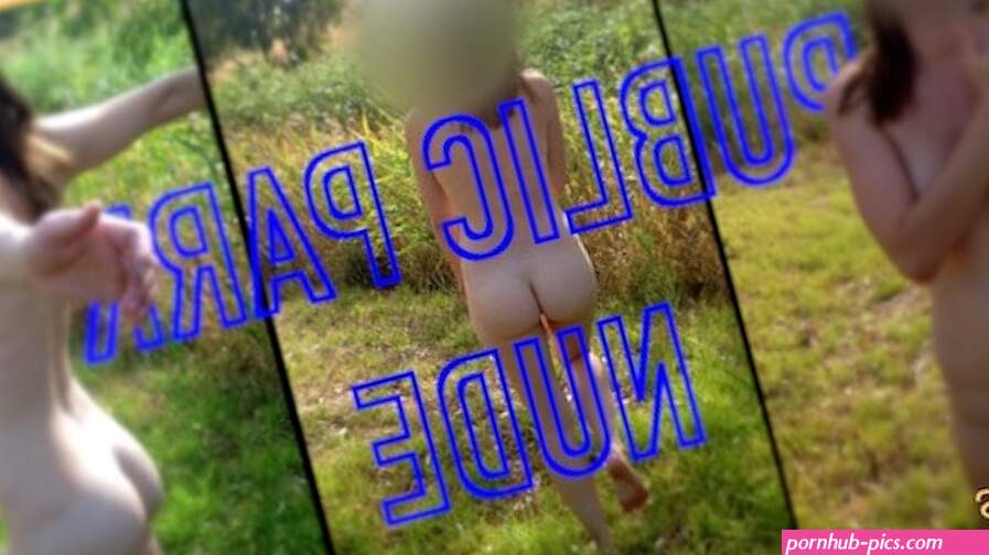Wife goes FULLY nude in public park