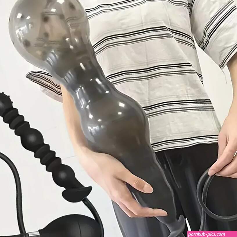 Valve Stretch Silicone Inflatable Anal Plug Adjustable Anal Balloon Pu