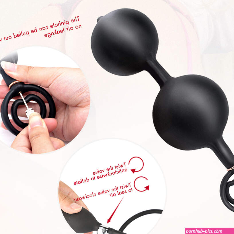 Inflating Anal Plug Inflatable Anal Beads Inflation Anus Stopper for Men Women
