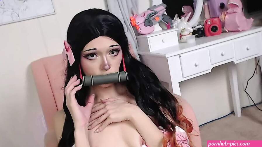 Nezuko the Tentacle Cum Slut gets Cream Pie: Amateur Porn feat. OtakuJennii