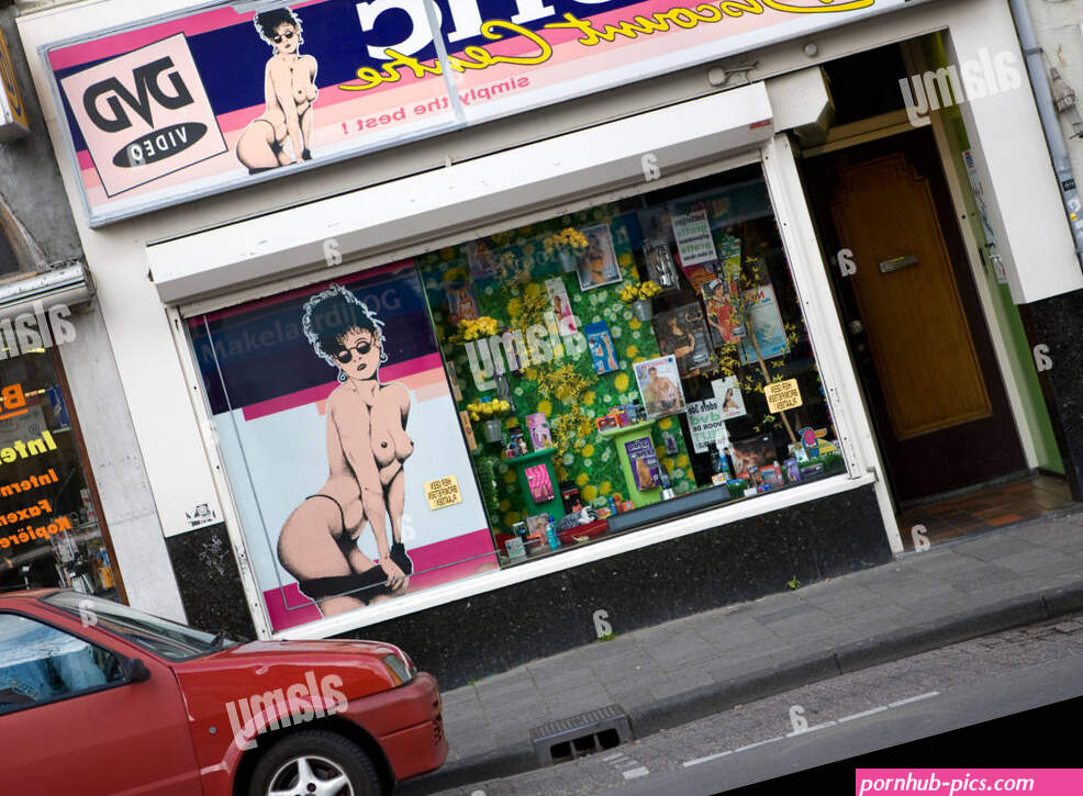 Sex or porn shop called Erotic Discount centre Haarlem Holland Netherlands Stock Photo