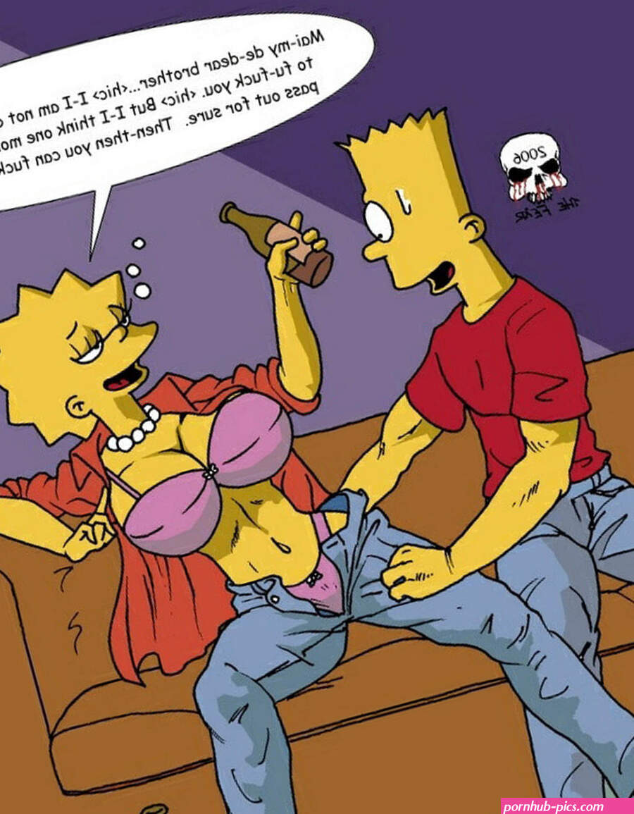 Bart Simpson and Lisa Simpson Tits Panties Drunk Sex Your Cartoon Porn