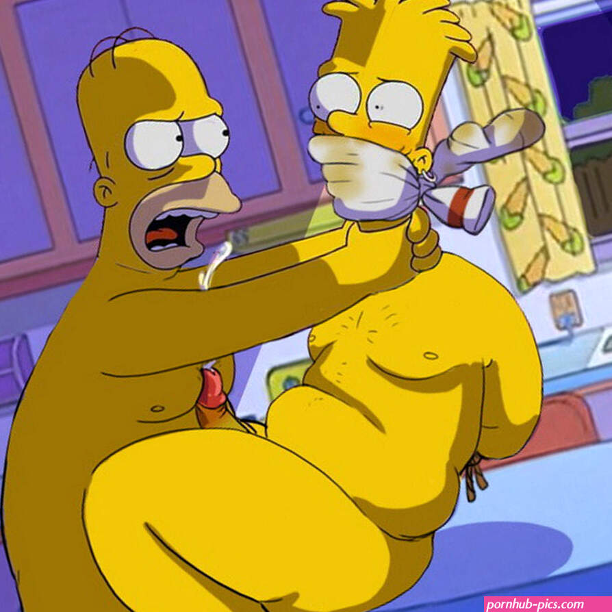 Homer Simpson and Bart Simpson Fetish Fuck Gagged Cum Your Cartoon Porn