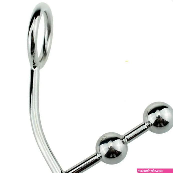 Détails Sur Sex Stainless Steel Anal Hook With 2 Ball Penis Ring Butt Plug Anus Stimulate A67 Van 1269