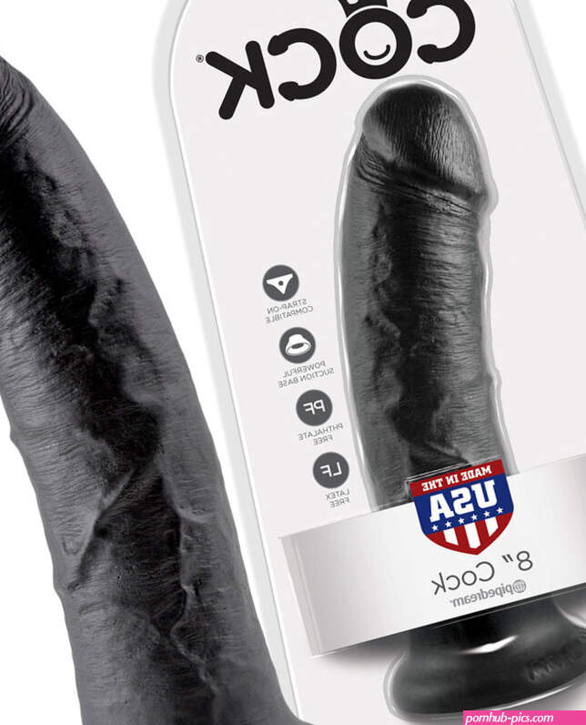 Dildo King Cock 8 juodas kaina