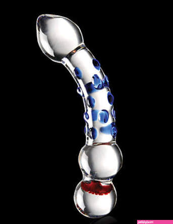 Icicles Number 18 Hand Blown Glass Dildo