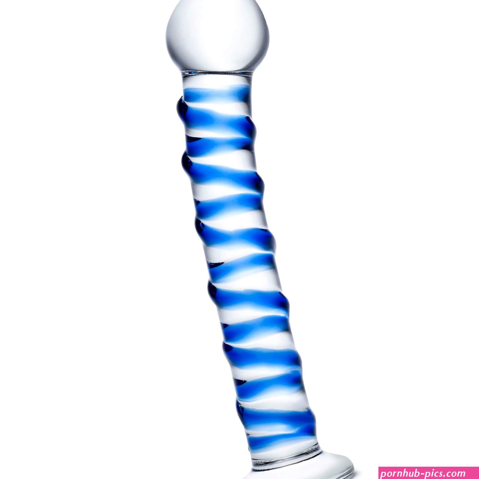 Glas Spiral 7.5 Glass Dildo Clear
