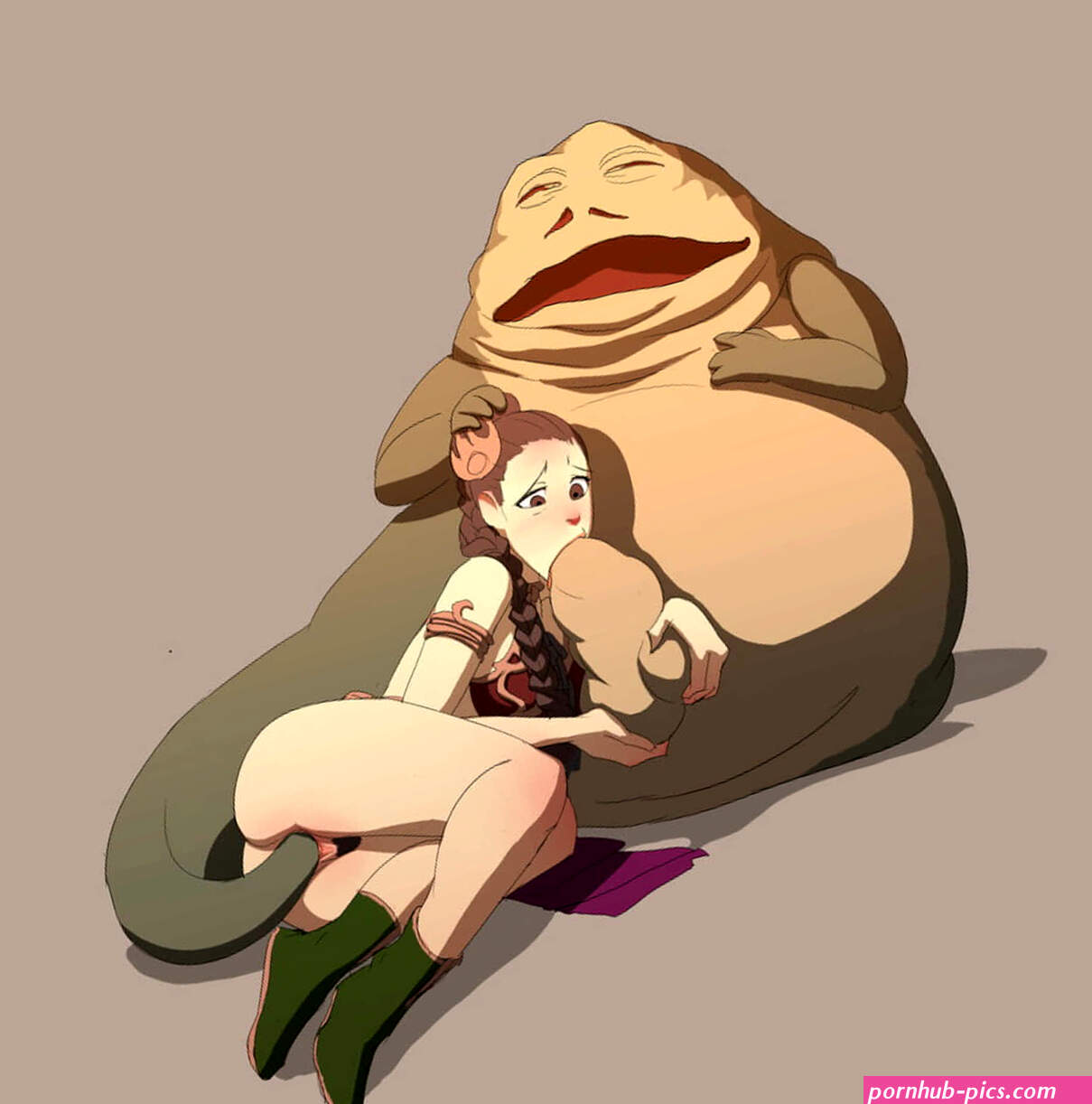 Jabba The Hutt and Hutt Sex Slave Penis Oral Pussy Penetration Your Cartoon Porn