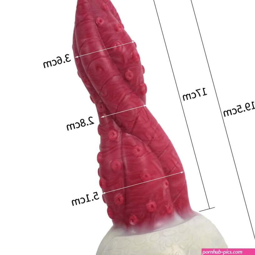 Twisted 7.7 Octopus Tentacle Silicone Dildo with Suction Cup