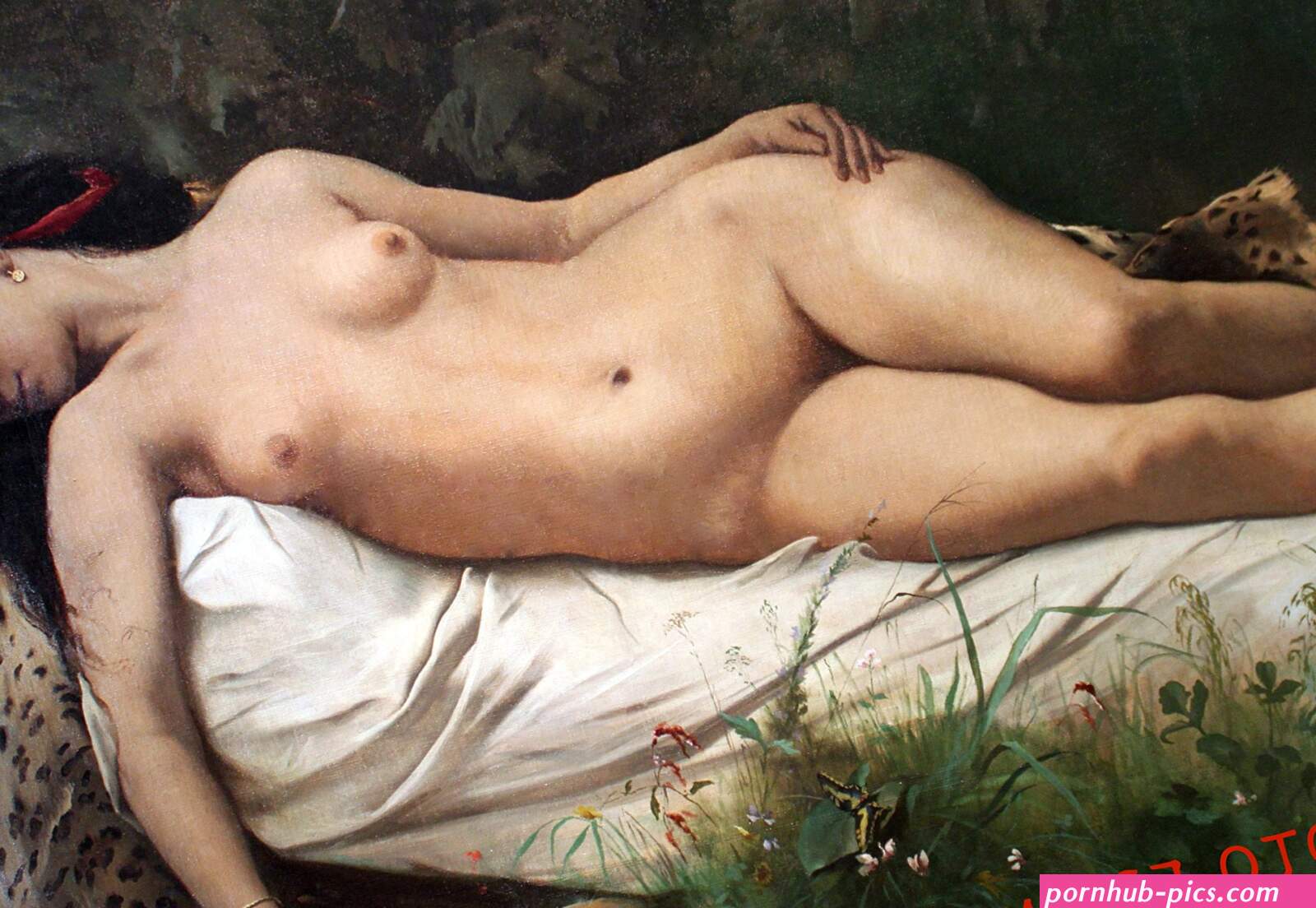 Sleeping Nude Woman In Nature 8 5x11 Photo Print Resting