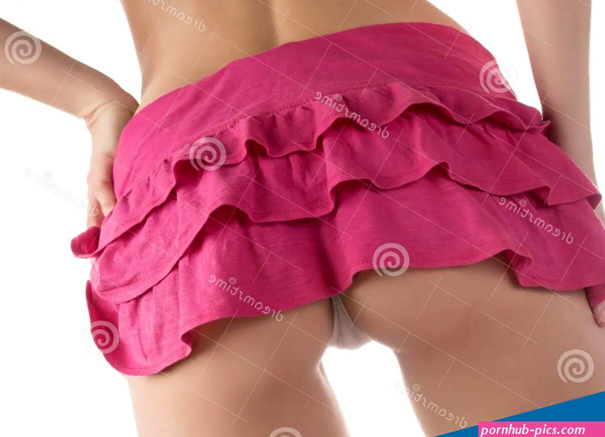 Beautiful Tightened of a Young Woman in White and Pink Under Stock Image