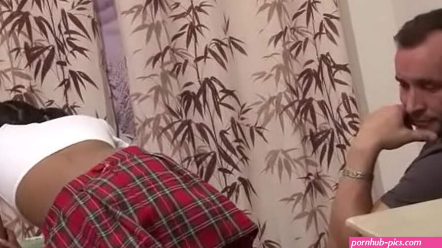 Naughty student stays late for extra credit and gives her ass to her teacher