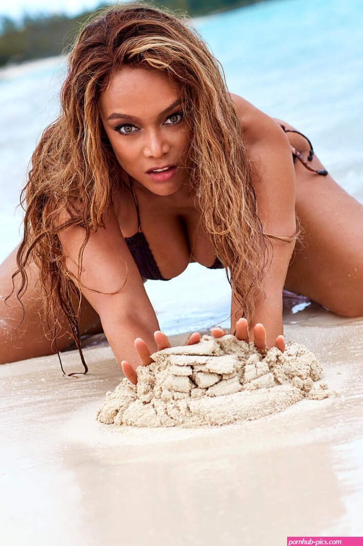 Tyra Banks sultry bikini model on 2019 Sports Illustrated Swimsuit Issue
