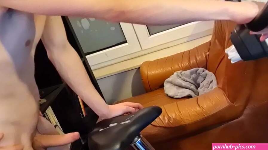 Fucked me while Training Bicycle Riding Cock