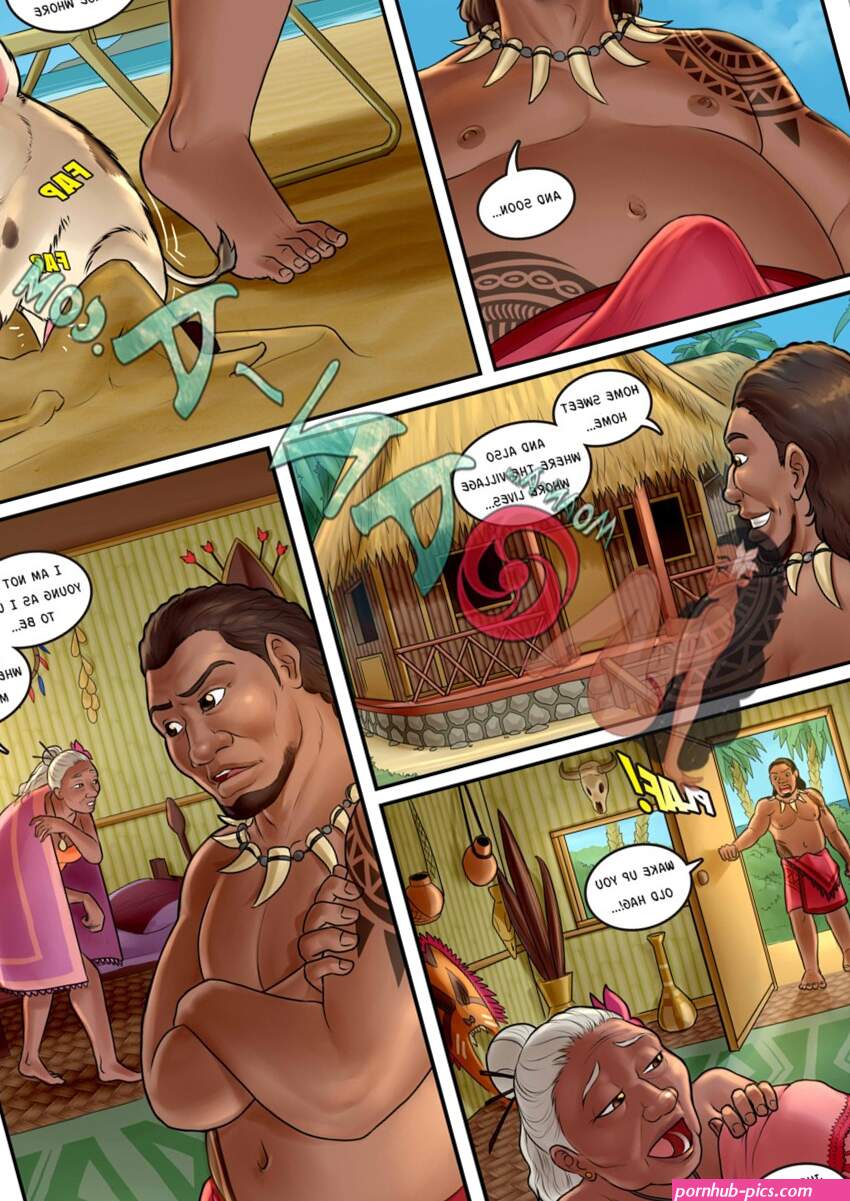 Moana porn comics online