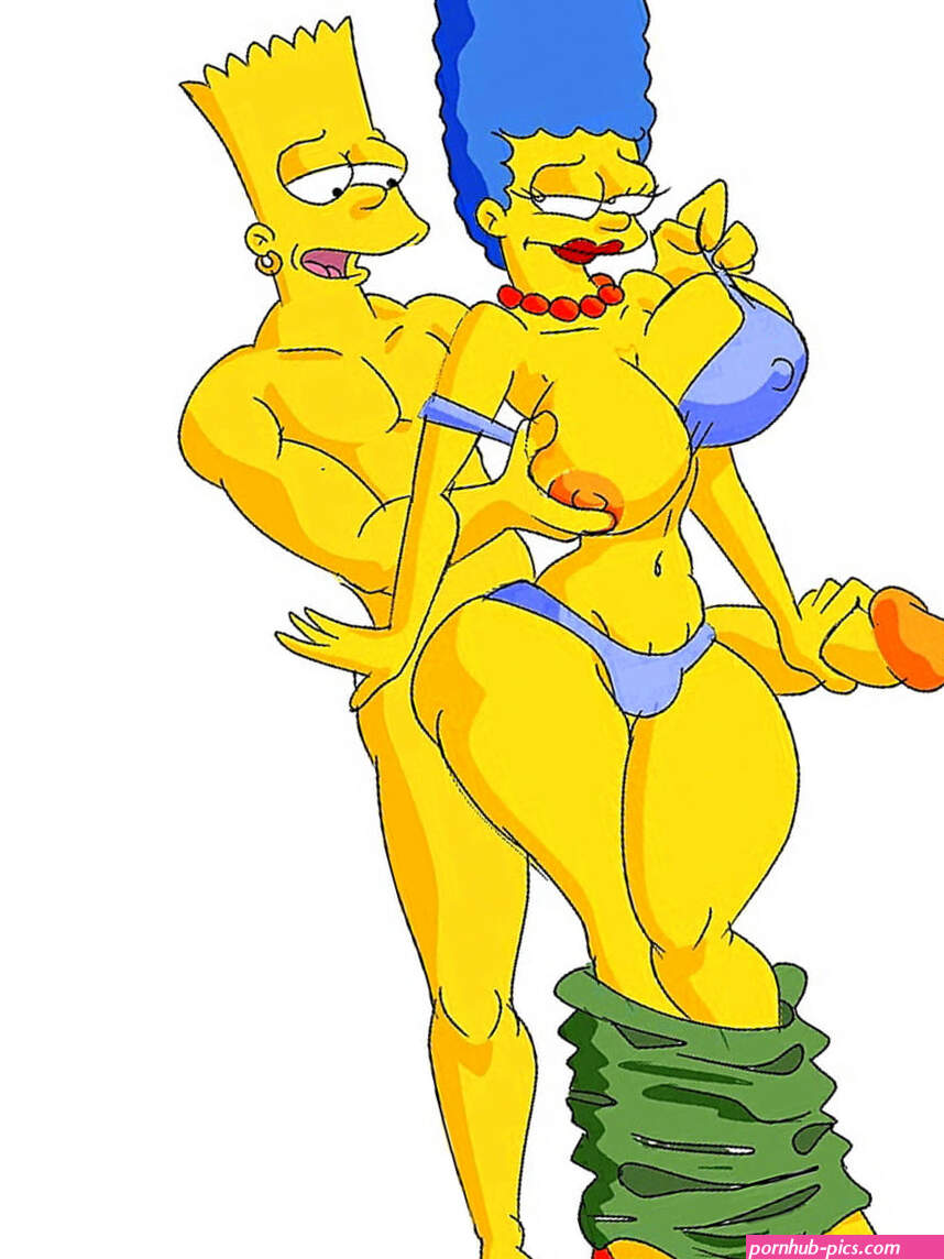 Sexy Marge and Bart
