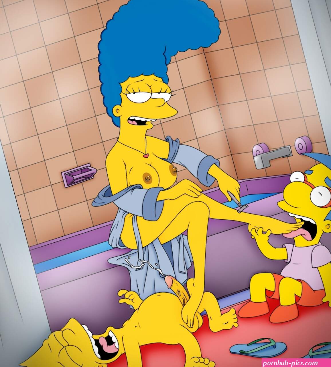 Marge And Bart Simpson Porn image 34961