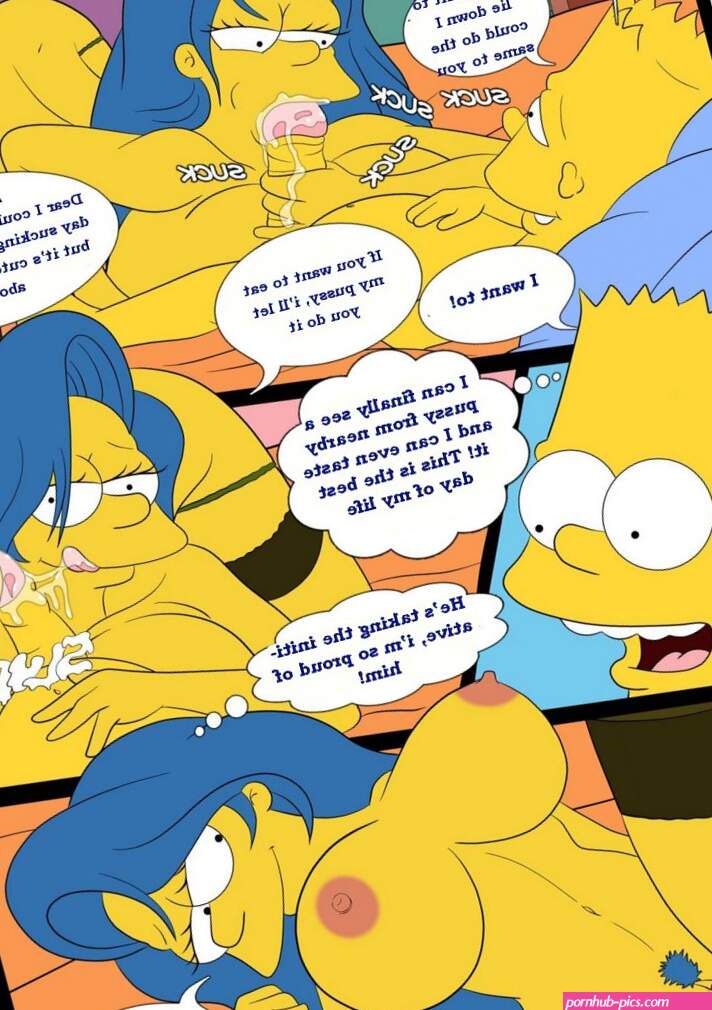 Marge Simpson and Bart porn comics