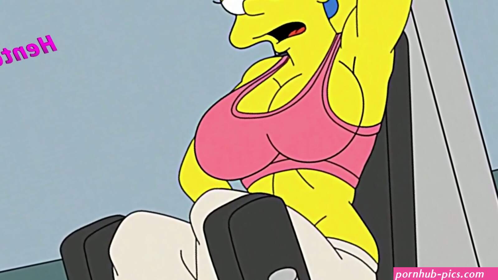 Marge And Bart In The Gym XXX Parody