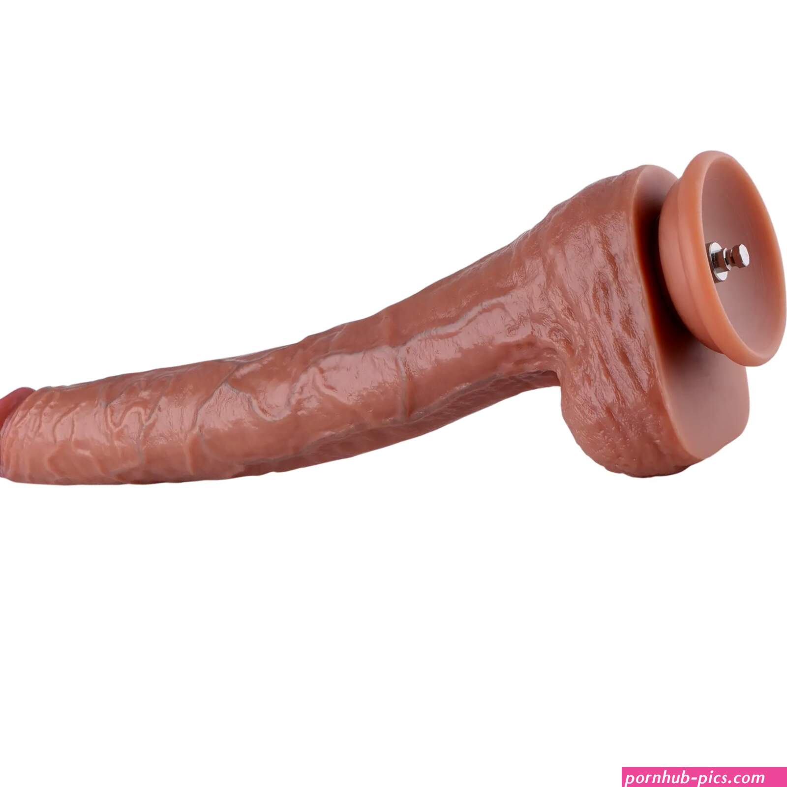 Realistische XXL dildo opzetstuk 40 cm siliconen