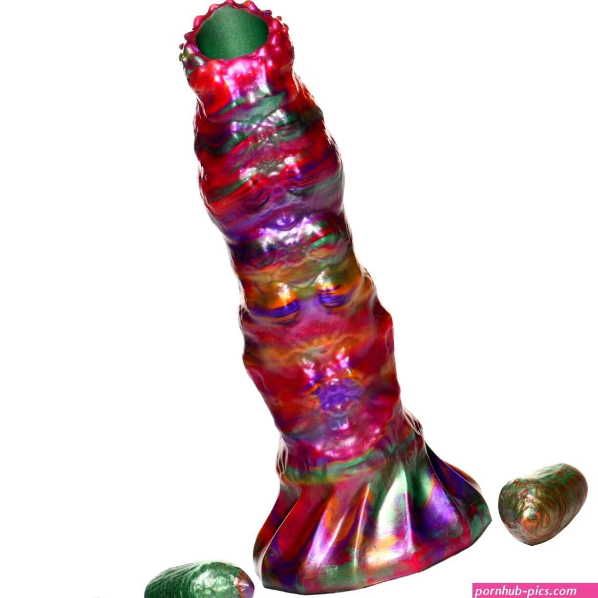 Creature Cocks Larva Ovipositor Siliconen Dildo met Eitjes 23 cm