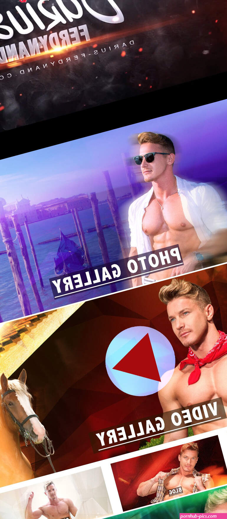Gay porn star Darius Ferdynand launches his official website! QueerPig