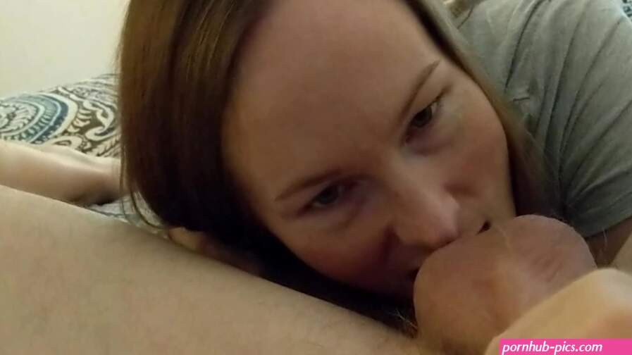 Lazy Afternoon Blowjob Ball Licking POV Cumshot