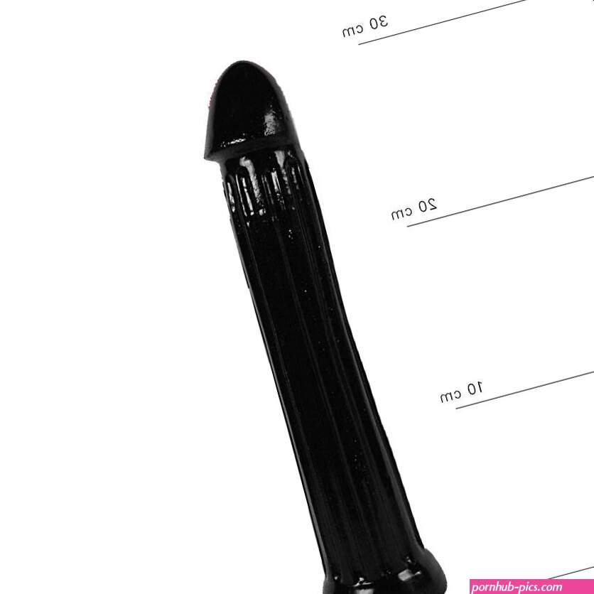 All Black Anaal Dildo 31 x 55 cm