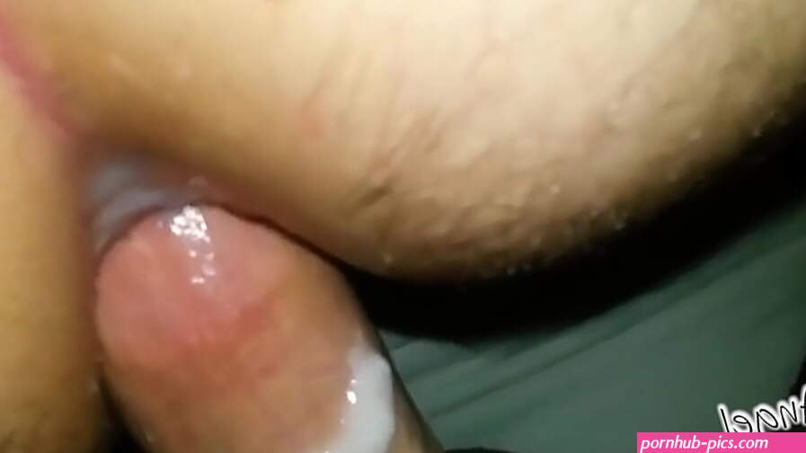 POV doggy closeup gay amateur bareback sex and sweet creampie
