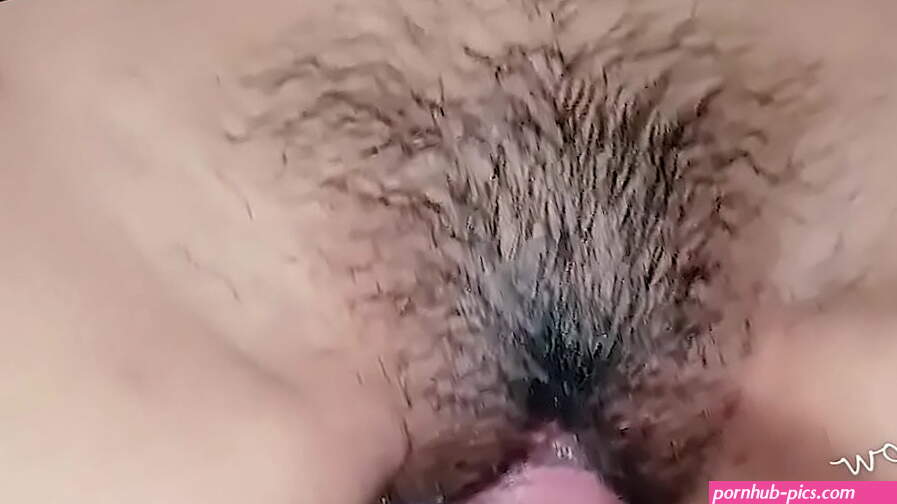 POV closeup creampie for my horny hairy pussy