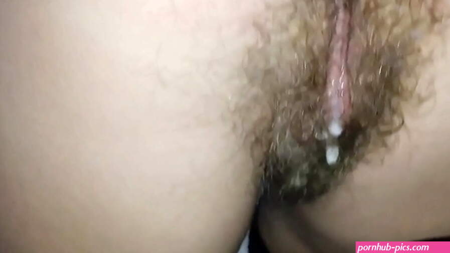 Best friends risky fucking and creampie until cum in her hairy pussy many times