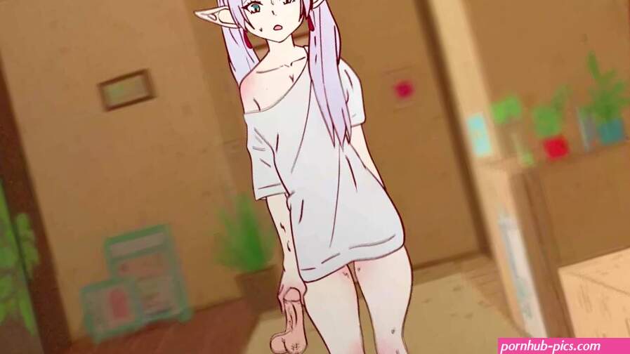 Frieren got trapped in sticky cum and was fucked in the ass! StarkFern Hentai Cartoon Parody !