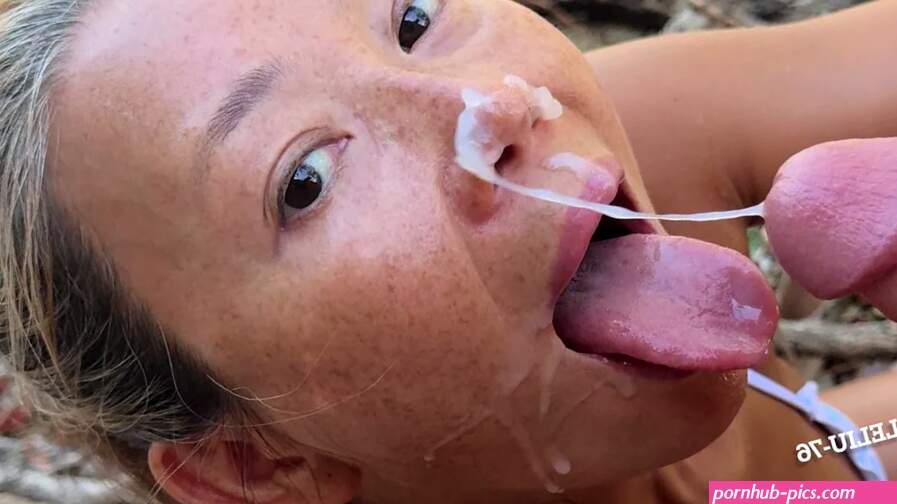 242 Aziatische milf bikini outdoor BJ facial cumshot OnlyFans Appleliu-76