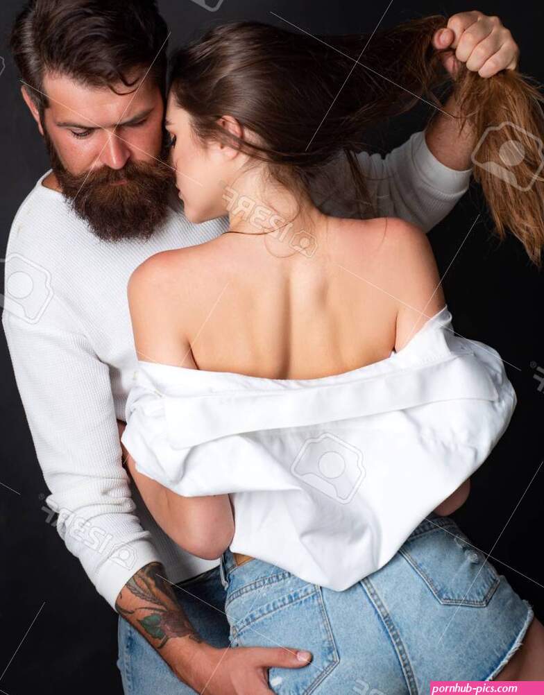 Sensual Girl Moaning With Desire Caressing Boyfriend During Foreplay Or Making Love. Passionate Horny Woman With Lover Feeling Pleasure Having Sex. Couple In Retro Old Style. Stock Photo Picture and Royalty Free