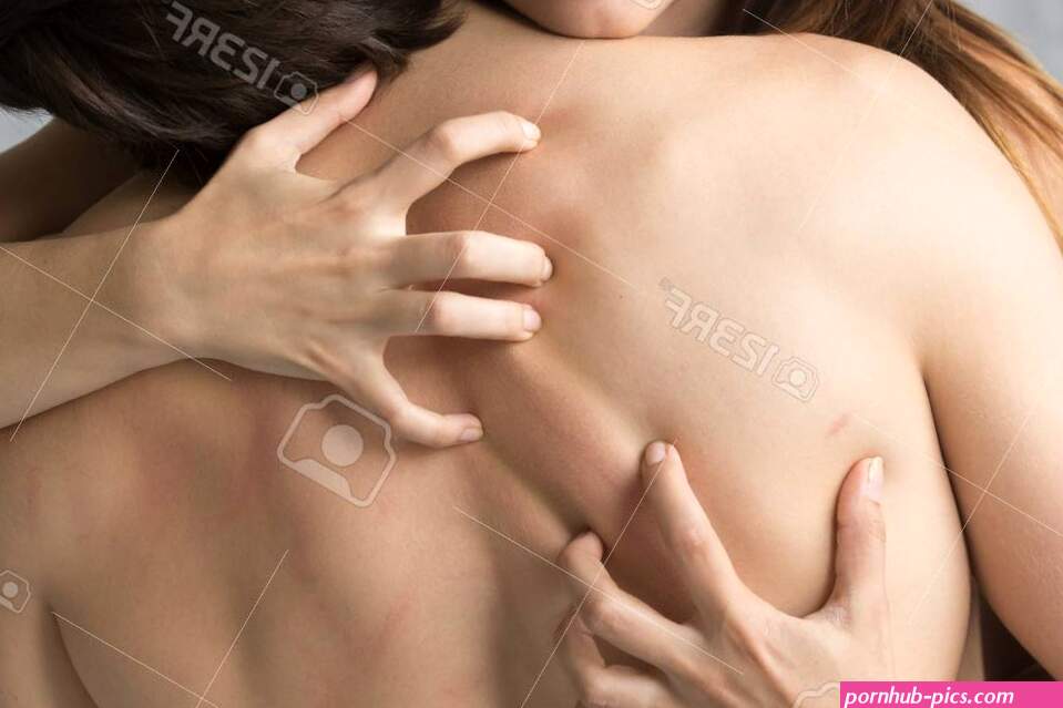 Passionate Horny Woman Scratching Lovers Back Feeling Pleasure Having Sex Sensual Girl Moaning With Desire Caressing Embracing Boyfriend Sitting On Top During Foreplay Or Making Love Close Up View Stock Photo Picture