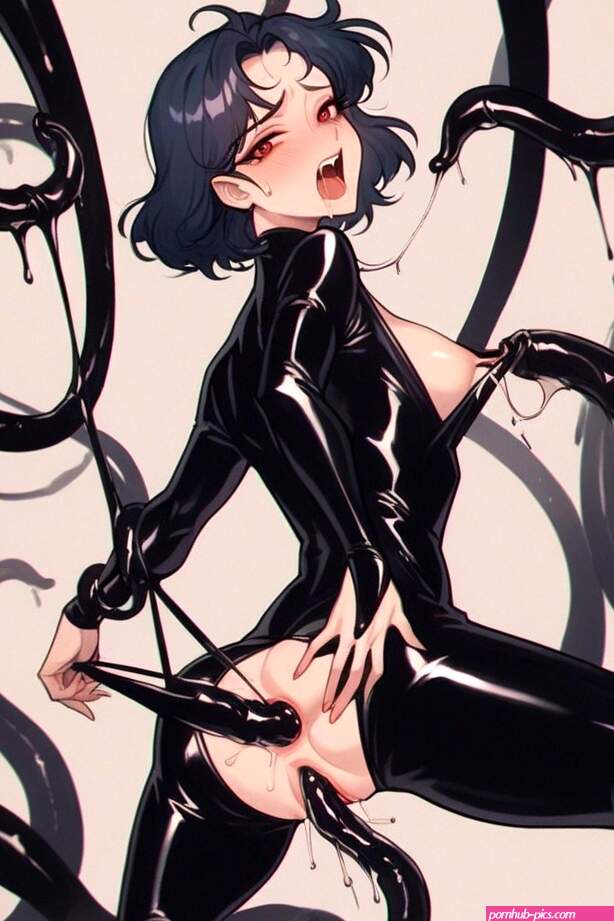 Black Tentacles Anal Penetration Black Hair Corruption Hentai AI Porn
