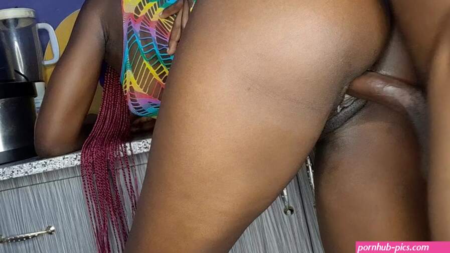 Step brother fucked his step sis when she was cooking in the kitchen