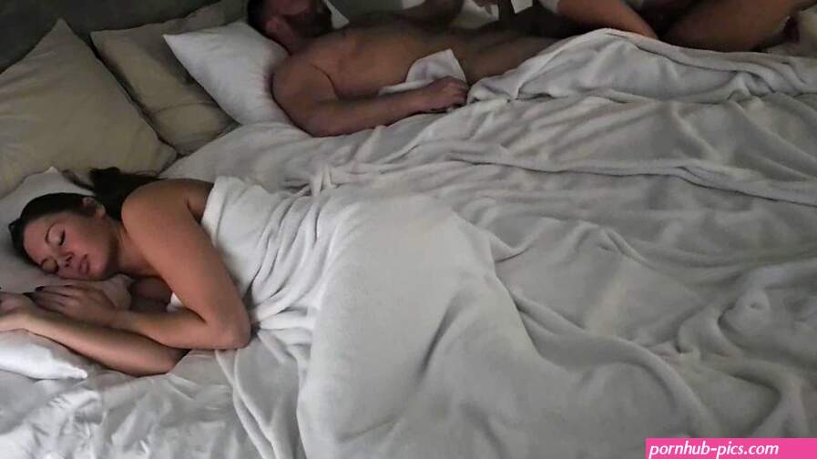 quietly fucking my sisters boyfriend while shes asleep next to him