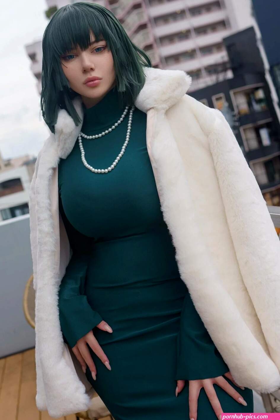 Model Alina Becker alinabecker in cosplay Fubuki from One Punch Man
