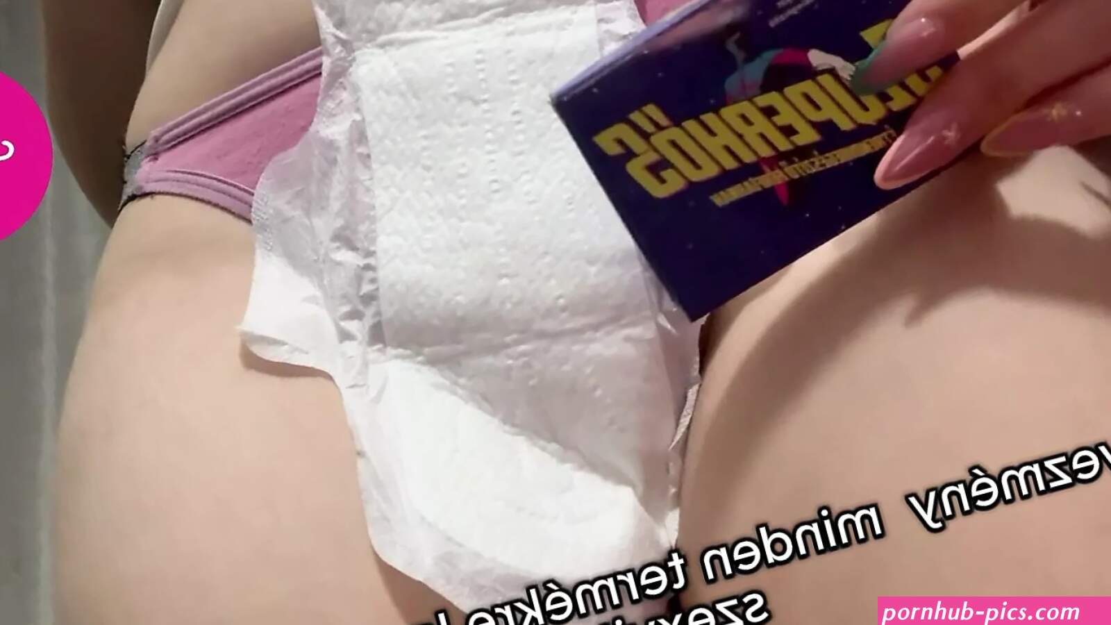 Panties lingerie pads and pink Vidéos Porno