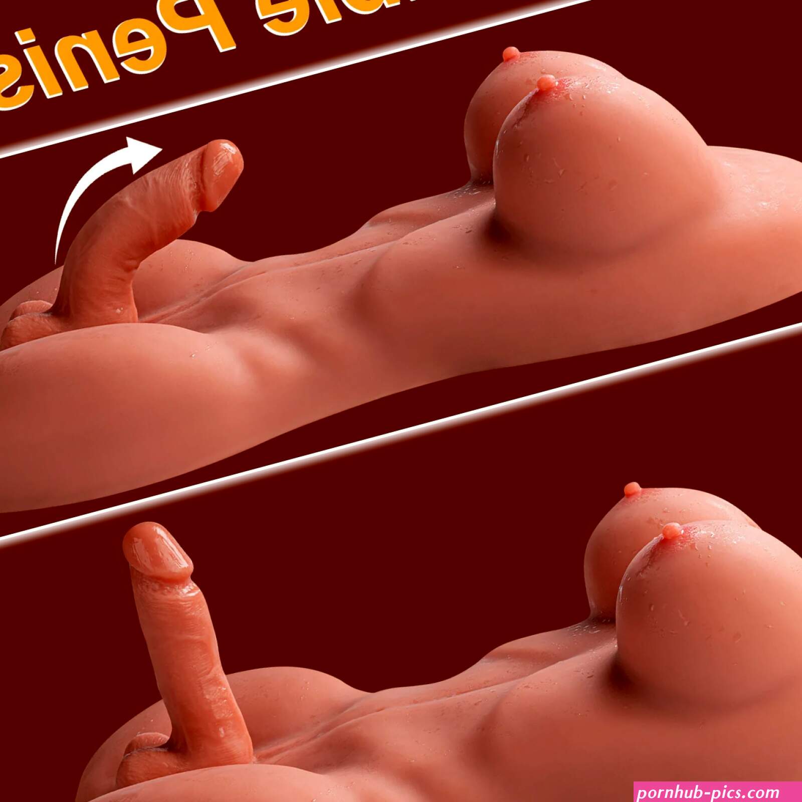 Bobbie: 16.09lb Lifelike Trans Man Woman Torso Doll