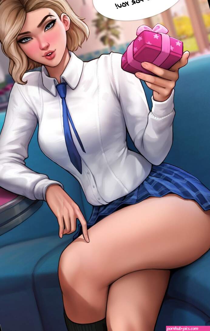 Miles Morales and Gwen Stacy Blonde Image Your Cartoon Porn